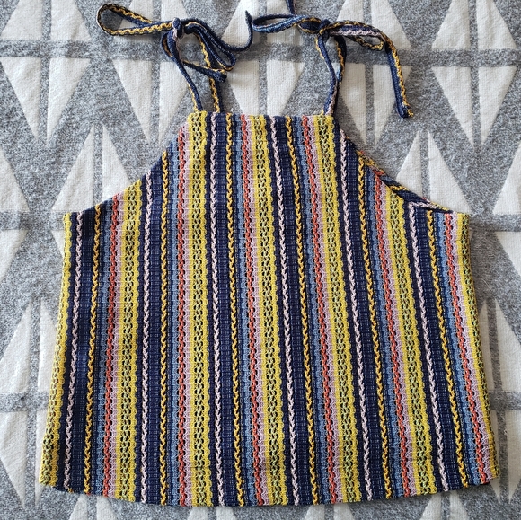 Madewell Texture & Thread Tie-Shoulder Tank Top - Picture 4 of 9